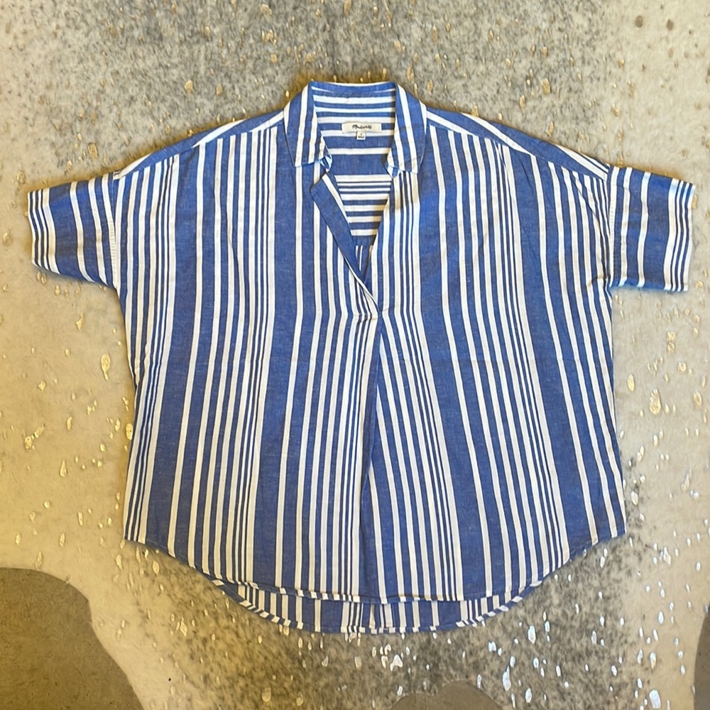 Madewell Collared Popover Shirt